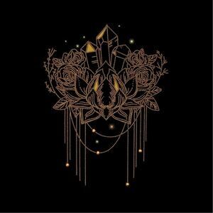 Embroidery Bead Kit Miniart Crafts 55036-1 Golden Lotus DIY Handmade Wall Art